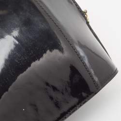 Nina Ricci Black Patent Leather Satchel