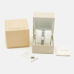 Pre Owned Nina Ricci N00172 White Dial Stainless Steel Women's Wristwatch 14 mm