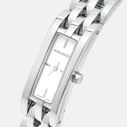 Pre Owned Nina Ricci N00172 White Dial Stainless Steel Women's Wristwatch 14 mm