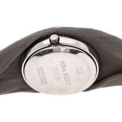 مملوكة مسبقًا ساعة يد نسائية نينا ريتشي NO31 ستانلس ستيل بيضاء فضية 28مم