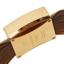 Pre Owned Nina Ricci Silver Gold Plated Stainless Steel NO19.42 Women's Wristwatch 24 mm