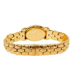 Pre Owned Nina Ricci Mother of Pearl Gold Plated Stainless Steel S959 Women's Wristwatch 22 mm