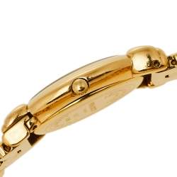 Pre Owned Nina Ricci Mother of Pearl Gold Plated Stainless Steel S959 Women's Wristwatch 22 mm