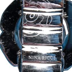 Nina Ricci Mother Of Pearl Enamel Camellia Motif Stainless Steel N051002SM Women's Wristwatch 40 mm