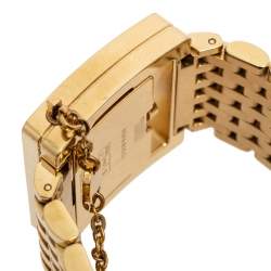 Pre Owned Nina Ricci Silver Gold Tone Stainless Steel N022.43 Women's Wristwatch 28.5 mm