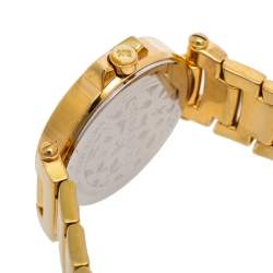 Pre Owned Nina Ricci Mother of Pearl Gold Plated Classic N053008SM Women's Wristwatch 35 mm