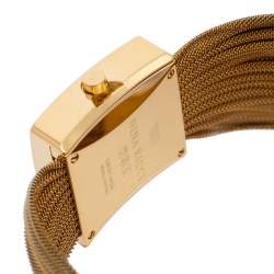 Pre Owned Nina Ricci Silver Gold Plated Stainless Steel Designer NO19.42 Women's Wristwatch 24 mm