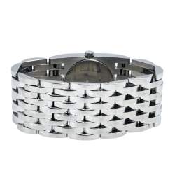 Pre Owned Nina Ricci Blue Mother of Pearl Stainless Steel N000113 Women's Wristwatch 25 mm