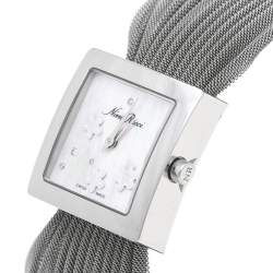 Pre Owned Nicci Ricci Mother of Pearl Stainless Steel NO19.12 Women's Wristwatch 24 mm