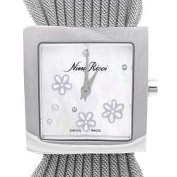 Pre Owned Nicci Ricci Mother of Pearl Stainless Steel NO19.12 Women's Wristwatch 24 mm