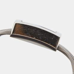 Pre Owned Nina Ricci White Mother of Pearl Stainless Women's N019.12 Quartz Watch 24 mm