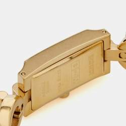 Pre Owned Nina Ricci White Gold Plated Stainless Steel NO2042 Women's Wristwatch 14 mm