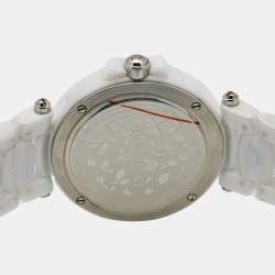 Nina Ricci  White High-Tech Ceramic Stainless Steel NO68005SM Women's Wristwatch 36.50 mm