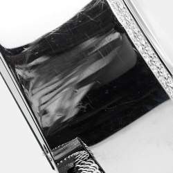 Nina Ricci Black Stainless Steel Diamonds N021.15 Quartz Chronograph Women's Wristwatch 31 mm