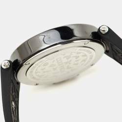 Nina Ricci Black Hi-Tech Ceramic Stainless Steel Silicone Rubber NO68010SM Women's Wristwatch 36.50 mm