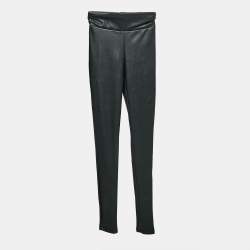Nookie Black Faux Leather Skinny Viktoria Pants M