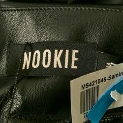 Nookie Black Faux Leather Skinny Viktoria Pants M