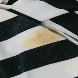 Pre Owned Norma Kamali Black/White Stripe Print Jersey Long Dress XS