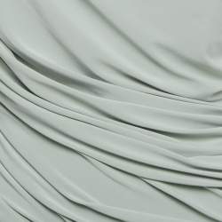 Pre Owned Norma Kamali Sage Green Jersey Ruched One-Should Diana Dress M