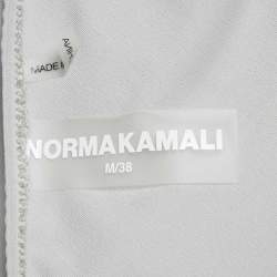 Pre Owned Norma Kamali Sage Green Jersey Ruched One-Should Diana Dress M