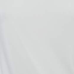 Pre Owned Norma Kamali White Jersey Drop-Shoulder Top XS