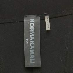 مملوكة مسبقًا Norma Kamali Black Jersey Wide Leg Jumpsuit S