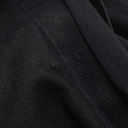 Pre Owned Notte By Marchesa Black Mesh Embellished Maxi Dress S