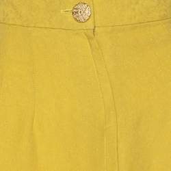 مملوكة مسبقًا تنورة ماكسي أوديلاين ويسلونيا جاكار أصفر مقاس صغير