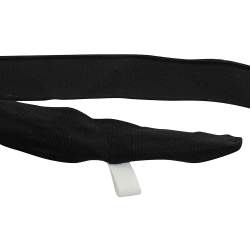 Pre Owned Off-White Black Jersey Logo Printed Bandana Mask L/XL