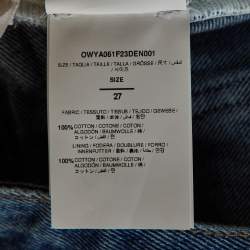 Off-White Blue Denim Flared Jeans S/Waist 31"