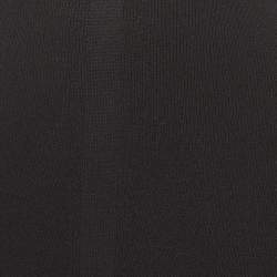 Off-White Black Rib Knit Logo Strap Fitted Short Dress M