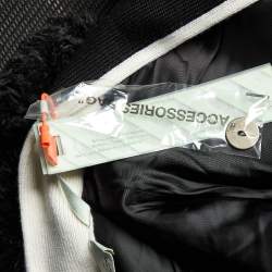 Pre Owned Off-White Black Faux Fur Oversized Sweater Cardigan M