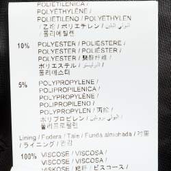 Pre Owned Off-White Black Faux Fur Oversized Sweater Cardigan M