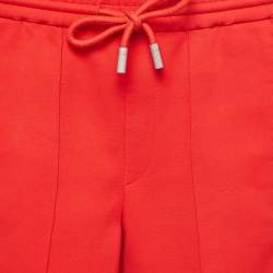 Off-White Red Jersey Logo Tape Track Pants XXS