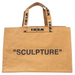 Ikea x Virgil Abloh Off White Large Sculpture Tote Shopping Bag