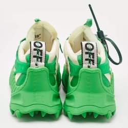 Pre Owned حذاء رياضي أوف-وايت أودسي 1000 جلد وشبك متعدد الألوان مقاس 38