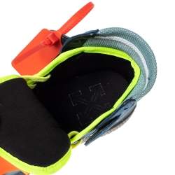 مملوكة مسبقًا Off-White Multicolor Nubuck Leather Off-Court 3.0 High-Top Sneakers Size 39