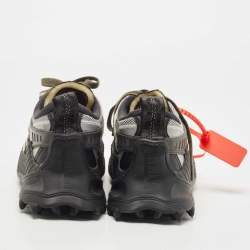 مملوكة مسبقًا Off-White Black Mesh and Leather Odsy 1000 Low Top  Sneakers Size 40