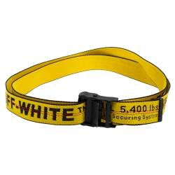 at straffe under Udvalg Off-White Yellow/Black Nylon Industrial Belt 200CM Off-White | TLC