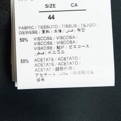 Pre Owned Off-White Seasonal Black Satin Jacquard Shirt M