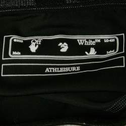 Off-White Grey Athleisure Botanical Print Jersey Leggings S