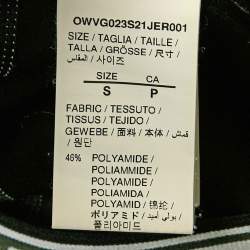 Off-White Grey Athleisure Botanical Print Jersey Leggings S