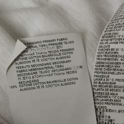 Pre Owned Off-White White Printed Cotton Twisted Renny Fit T-Shirt XXS