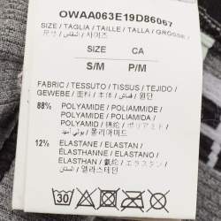 Off-White Black Jersey High Neck Athletic T-Shirt S