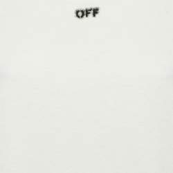 Pre Owned Off-White Off-White Arrow Print Cotton Crew Neck T-Shirt L