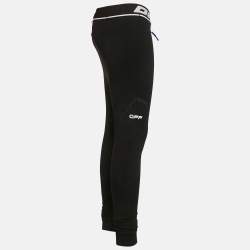 Off-White Black Jersey Drawstring Active Leggings L
