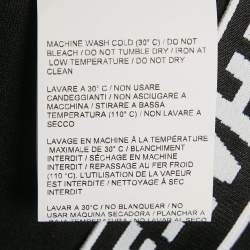 Off-White Black Logo Waistband Jersey Active Leggings L