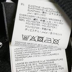 Pre Owned Off-White Black Painted Arrows Cotton Reg Hoodie S