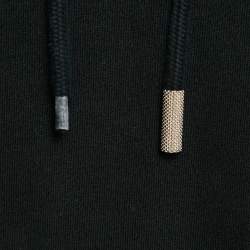 Pre Owned Off-White Black Painted Arrows Cotton Reg Hoodie S