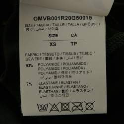 Pre Owned Off-White Black Jersey Long Sleeve T-Shirt XS